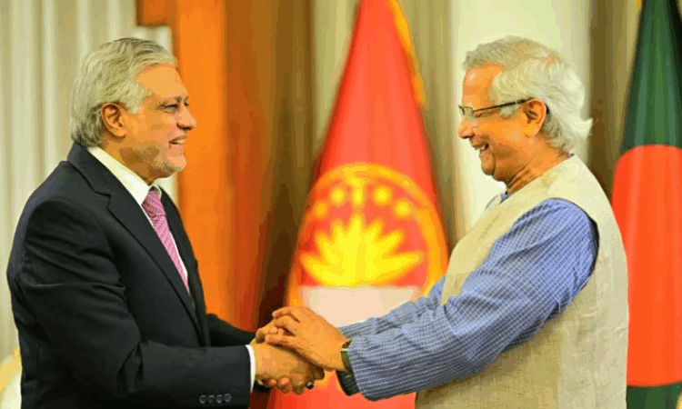 Ishaq Dar, Dr. Yunus discuss regional cooperation, economic linkages in Dhaka