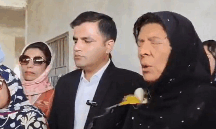 Two women arrested for Egg attack on Imran Khan’s sister outside Adiala Jail
