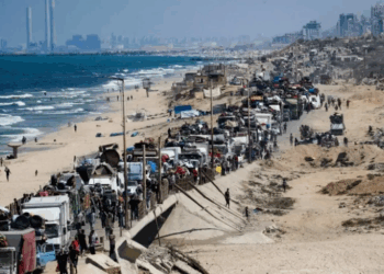 Thousands flee Gaza City as Israeli strikes kill 91 in heaviest bombardment in two years