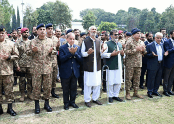 PM, COAS attend funeral of Major Adnan Aslam Shaheed in Rawalpindi