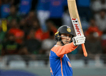 Asia Cup 2025: Sharma’s explosive fifty lifts India to 168 against Bangladesh