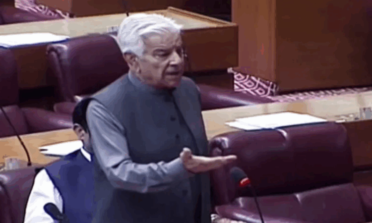 Khawaja Asif blames encroachments, commercial structures for worsening flood devastation