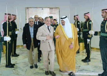 PM departs for UK after landmark defense deal with Saudi Arabia