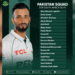 PCB names squad for South Africa Tests; international cricket returns to Faisalabad after 17 years