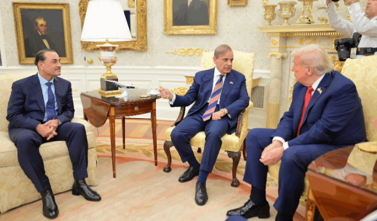 PM Shehbaz lauds Trump as ‘man of peace’ in White House meeting