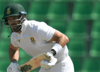 Aiden Markram joins 3,000-run club as South Africa begin reply against Pakistan Lahore, October 13, 2025: South Africa’s stand-in captain Aiden Markram added another milestone to his career by surpassing 3,000 Test runs during the opening Test against Pakistan at the Gaddafi Stadium on Monday. Needing just seven runs to reach the landmark, Markram achieved the feat in his 47th Test match, becoming the 18th South African to cross the 3,000-run threshold in the format. The right-hander’s career so far features 13 half-centuries and eight centuries, underlining his consistency across formats. The all-time record for South Africa remains with Jacques Kallis, who scored 13,206 runs in 165 Tests, including 58 fifties and 45 centuries. Hashim Amla follows with 9,282 runs in 124 Tests, while former captain Graeme Smith is third on the list with 9,253 runs from 116 matches. When this report was filed, South Africa were 19 for no loss in six overs, still trailing by 359 runs, with Markram and Ryan Rickelton at the crease. Earlier, Markram’s team bowled out Pakistan for 378 in 110.4 overs, thanks to a stunning spell by left-arm spinner Senuran Muthusamy, who claimed career-best figures of 6 for 117. Pakistan, batting first, lost opener Abdullah Shafique (2) early to Kagiso Rabada, but captain Shan Masood (76 off 147) and Imam-ul-Haq (93 off 153) rebuilt strongly with a 161-run partnership for the second wicket. Imam, returning to Test cricket after 2023, registered his 10th Test fifty, while Shan brought up his 12th half-century before falling to Prenelan Subrayen. Babar Azam looked fluent and reached a personal milestone — becoming the first Pakistani and eighth overall to cross 3,000 runs in the ICC World Test Championship (WTC) — before being dismissed for 23 by Simon Harmer. Just before tea, Muthusamy sparked a collapse by removing Imam and Saud Shakeel (0) in successive balls as Pakistan slipped to 199 for four. Afterward, Mohammad Rizwan (75 off 140) and Salman Ali Agha (93 off 145) added a fighting 153-run partnership for the sixth wicket — the highest for Pakistan against South Africa at home. Muthusamy, however, returned to polish off the lower order, dismissing Noman Ali and Sajid Khan for ducks before bowling Shaheen Afridi (7) to complete his six-wicket haul. Subrayen took two wickets, while Rabada and Harmer picked one each. With the Proteas openers surviving a tricky final session, all eyes will be on Markram as South Africa aim to build a solid reply and narrow Pakistan’s lead on day two.