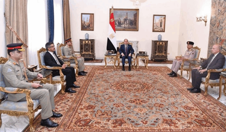 COAS, Egyptian president reaffirm commitment to regional peace, stronger bilateral ties