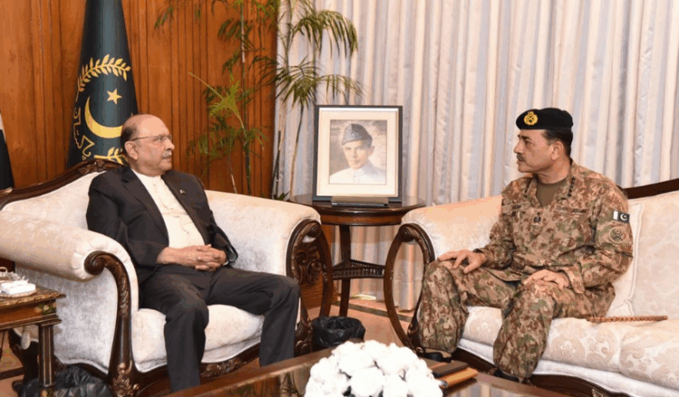 COAS, President discuss escalating border tensions with Afghanistan
