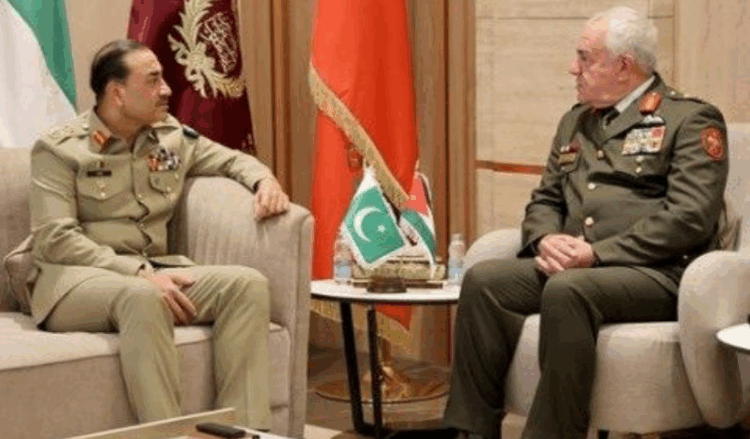 COAS Asim Munir, King Abdullah II discuss defence, security cooperation in Amman
