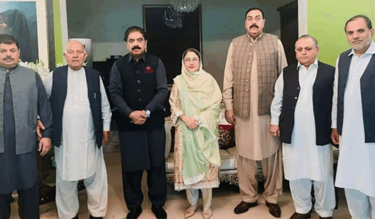 Six PTI forward bloc ministers join PPP in Azad Kashmir, party strength rises to 23
