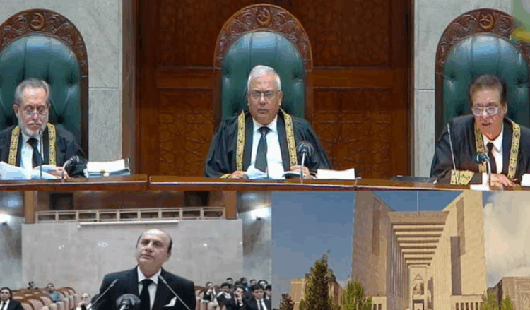 SC bench debates powers of constitutional bench; Justice Mazhar cites Indian example