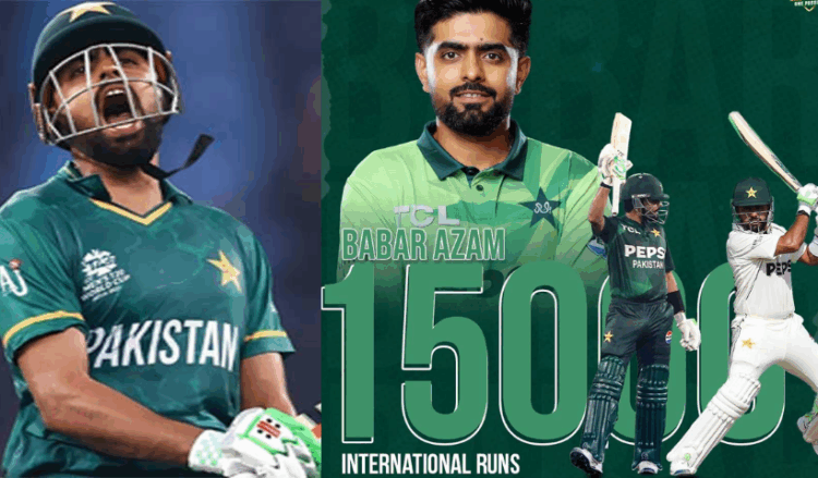 Babar Azam reaches 15,000 international runs, joins elite batting club