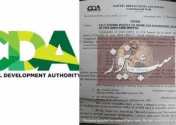 Sub News Exclusive- Rs3bn farmhouse allotment scam unearthed in CDA Land Directorate