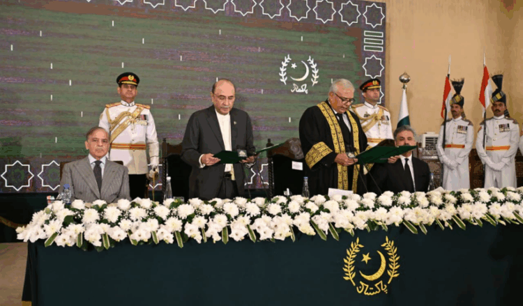 Justice Aminuddin Khan sworn in as first Chief Justice of Federal Constitutional Court