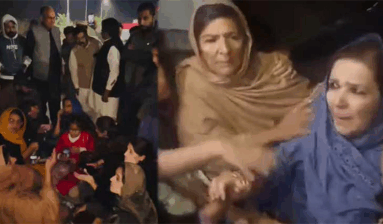 PTI alleges manhandling, detention of Imran Khan’s sisters outside Adiala jail; police deny using force