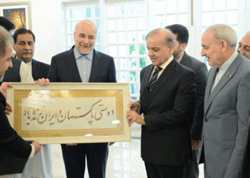 PM Shehbaz, Iranian Parliament Speaker discuss trade, regional cooperation