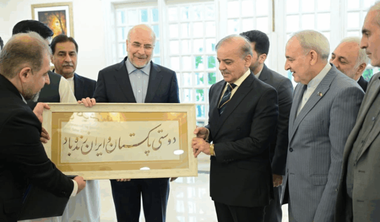 PM Shehbaz, Iranian Parliament Speaker discuss trade, regional cooperation