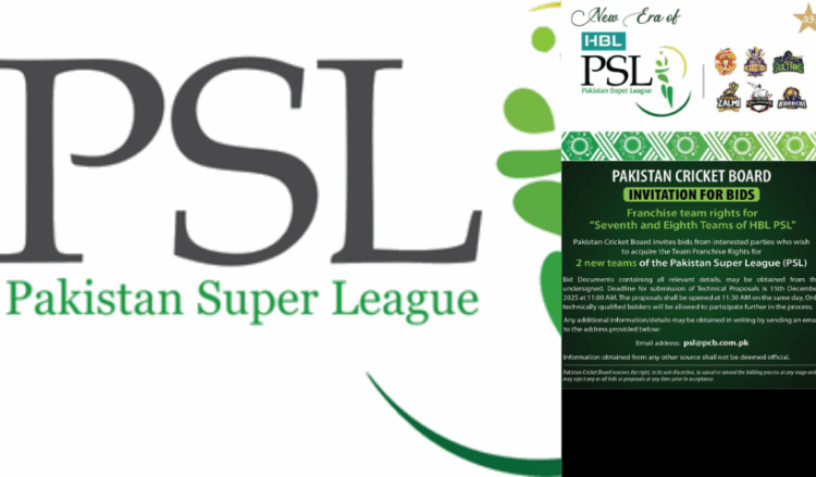 PCB launches bidding process for two new PSL teams