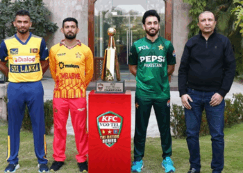 Tri series trophy unveiled