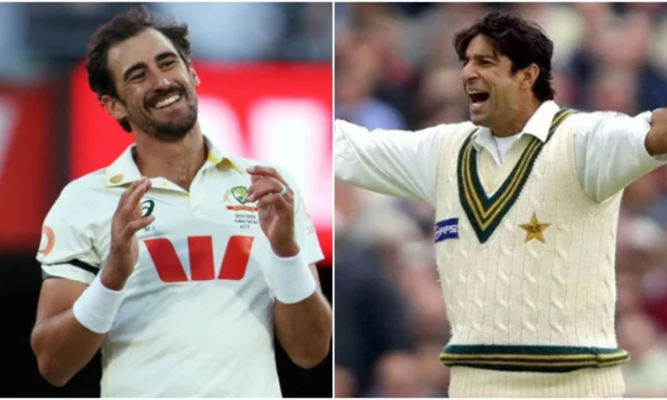 Mitchell Starc becomes leading left-arm wicket-taker in tests, pays tribute to Wasim Akram