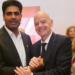 Olympic Javelin Star Arshad Nadeem meets FIFA President Gianni Infantino in Dubai