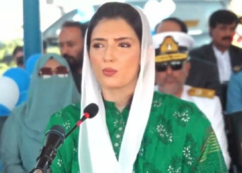 Aseefa Bhutto attends passing out parade at Bakhtawar Cadet College for Girls