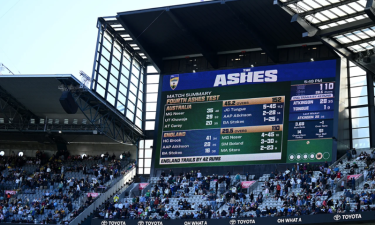 England skittled for 110 as bowlers dominate day one of fourth Ashes test