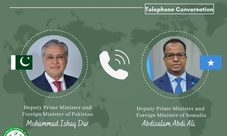 Dar reaffirms Pakistan’s support for Somalia’s sovereignty in call with Somali FM