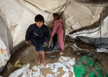 Israeli strikes continue across Gaza amid alleged ceasefire violations as winter rains deepen humanitarian crisis