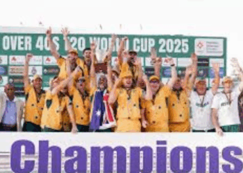 Australia clinch IMC Over-40s T20 World Cup title with seven-wicket win over Pakistan