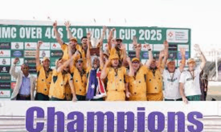 Australia clinch IMC Over-40s T20 World Cup title with seven-wicket win over Pakistan