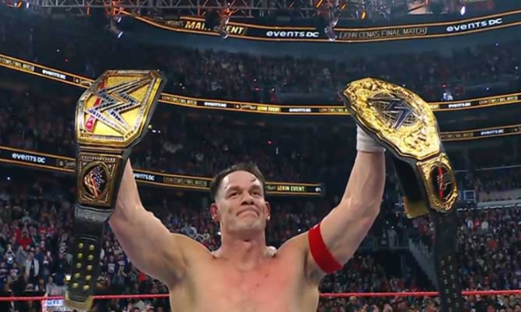 John Cena bids emotional farewell to WWE after loss to Gunther