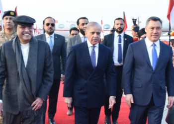 Kyrgyz President Sadyr Zhaparov arrives in Islamabad on first state visit in 20 Years