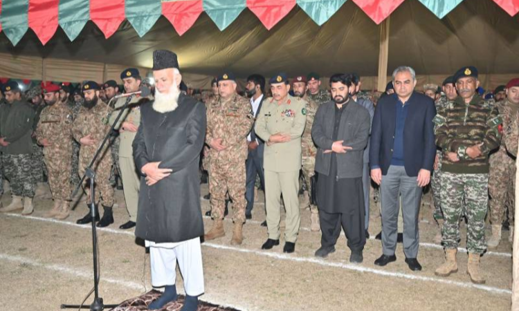 Funeral prayer of Major Adeel Zaman Shaheed offered at Peshawar Garrison