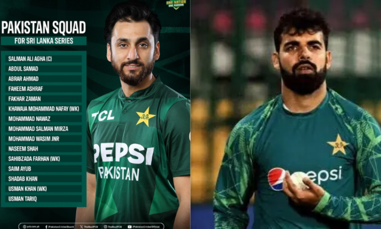 Shadab Khan recalled as Pakistan announces T20I squad for Sri Lanka series