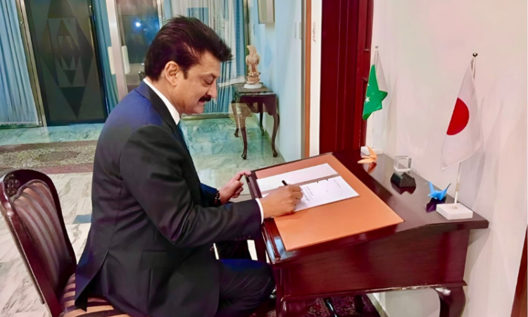 Senator Shehzad Waseem visits Japanese Embassy, calls for stronger bilateral ties