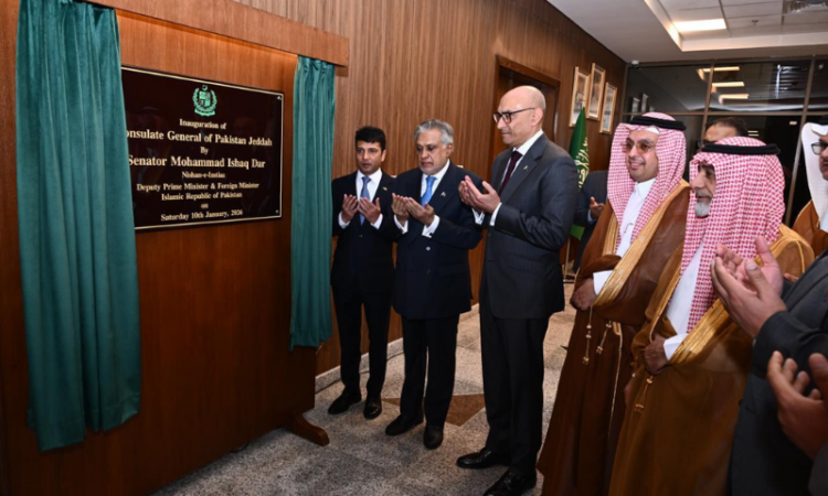 Deputy PM inaugurates new Pakistan Consulate Chancery in Jeddah