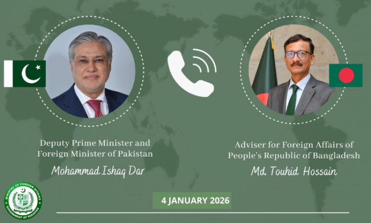 Ishaq Dar, Bangladesh’s Foreign Adviser discuss regional developments, pledge to deepen bilateral ties