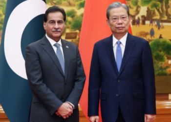 Speaker NA Ayaz Sadiq meets Chinese NPC Chairman to strengthen bilateral ties