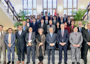 Ishaq Dar visits Pakistan Embassy in Beijing, praises role in consular services