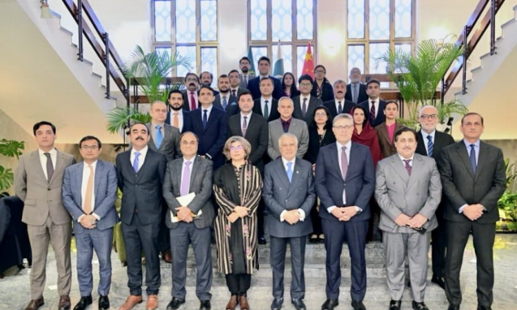 Ishaq Dar visits Pakistan Embassy in Beijing, praises role in consular services