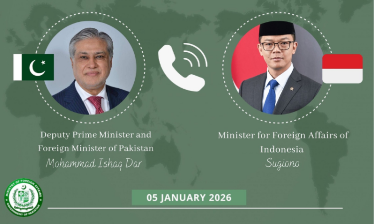 Ishaq Dar holds phone call with Indonesian Foreign Minister to discuss bilateral and global issues