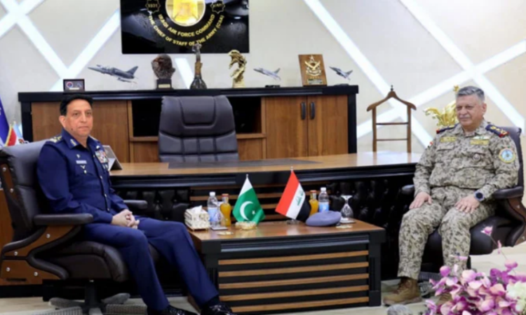 PAF Chief Visits Iraq, discusses JF-17 jets and bilateral air force cooperation