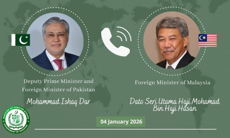 DPM/FM Senator Mohammad Ishaq Dar (@MIshaqDar50), held a telephone conversation with FM of Malaysia, Mohamad bin Haji Hasan (@tokmatn9). The two leaders reviewed the state of bilateral relations and reaffirmed their shared commitment to further deepen cooperation across a broad range of sectors. They also exchanged views on recent regional developments, including the evolving situation in Asia and the Middle East. Both sides underscored the importance of continued consultation and agreed to remain in close contact at all levels.