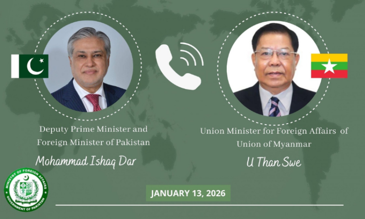 Dar holds telephone conversation with Myanmar FM