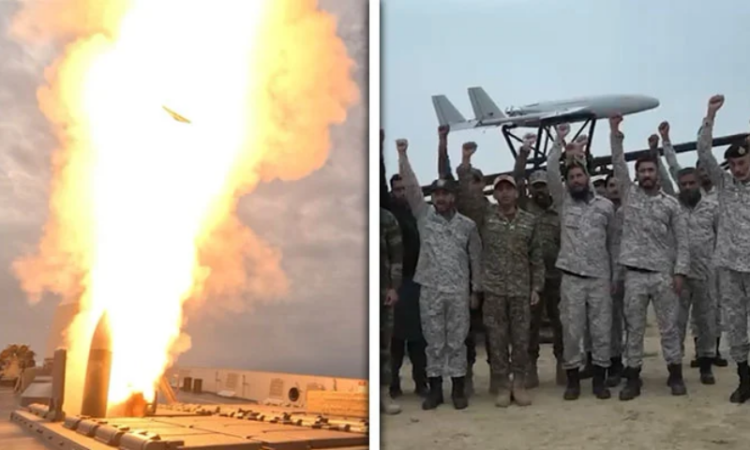 Pakistan Navy successfully test-fires LY-80(N) missile, conducts unmanned warfare trials