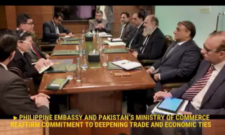 Philippine Ambassador meets Pakistan’s Commerce Minister to boost bilateral trade