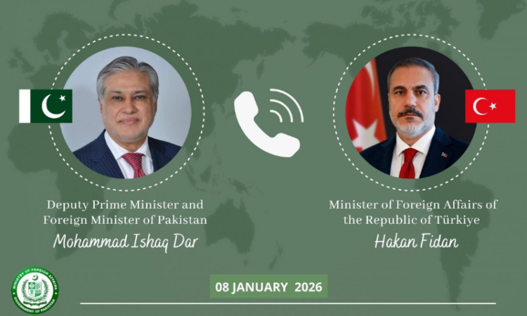 Ishaq Dar, Turkish FM Hakan Fidan discuss bilateral ties, global developments