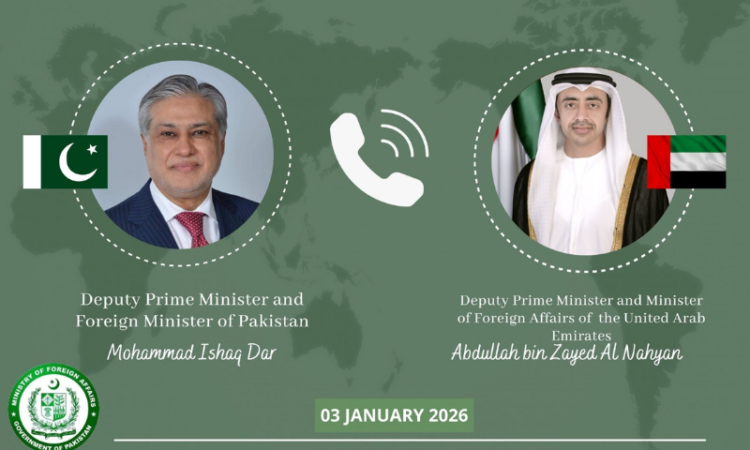 Ishaq Dar, UAE FM discuss regional situation in phone call