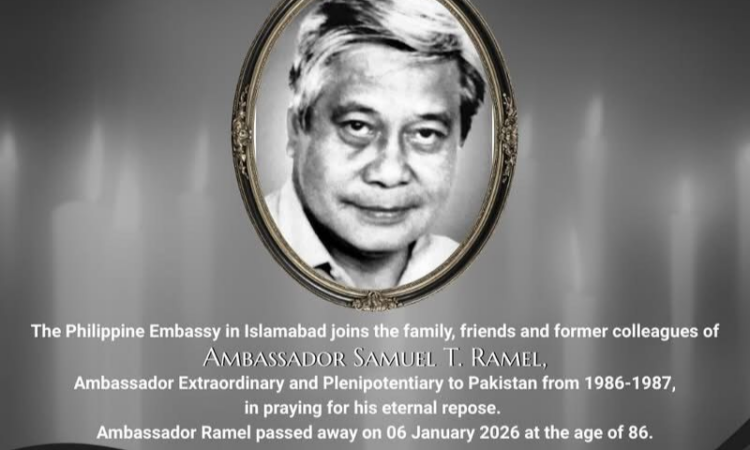 Philippine Embassy pays tribute to former Ambassador Samuel T. Ramel